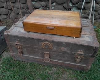 Antique SteamerTrunk