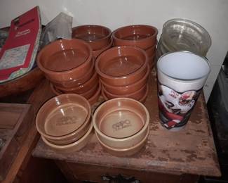 Assorted Kitchen Contents (Glassware, China, Pots & Pans, Dishware, Etc.)