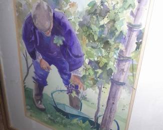 ORIGINAL Artwork By TWA Steward That Was On The Notorious Flight 800