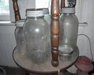 Antique Glass Jars