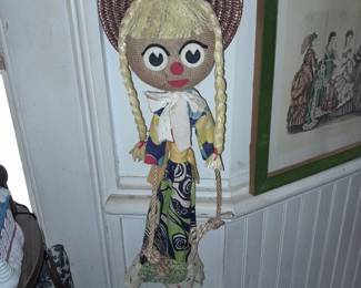 Hanging Doll W/ Big Eyes