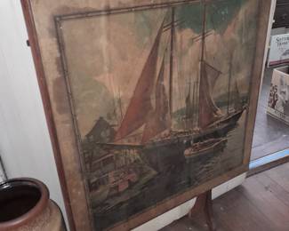 Painted Folding Table