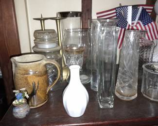 Assorted Kitchen Contents (Glassware, China, Pots & Pans, Dishware, Etc.)
