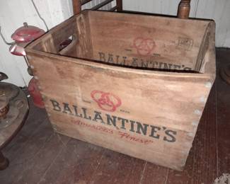 Antique Ballentine's Wooden Crate