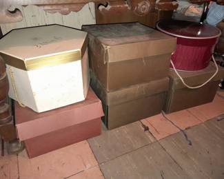 Vintage Hat Boxes