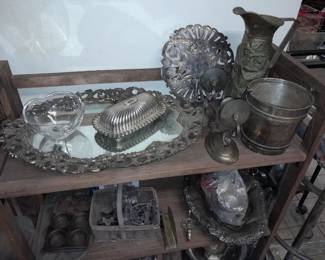 Assorted Kitchen Contents (Glassware, China, Pots & Pans, Dishware, Etc.)