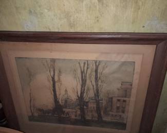 Antique, Vintage, & Contemporary Framed Artwork