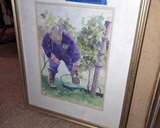 ORIGINAL Artwork By TWA Steward That Was On The Notorious Flight 800