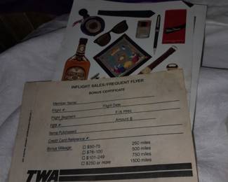 An Extensive TWA Stewardess Uniform & Memorabilia Collection From A Former Crew Member