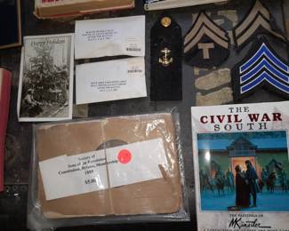 Military Room Contents (Books, Uniforms, Paper Ephemera, Etc.)