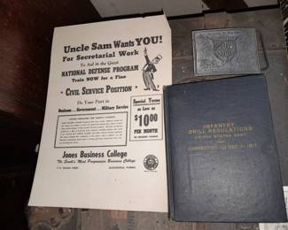 Military Room Contents (Books, Uniforms, Paper Ephemera, Etc.)