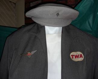 An Extensive TWA Stewardess Uniform & Memorabilia Collection From A Former Crew Member