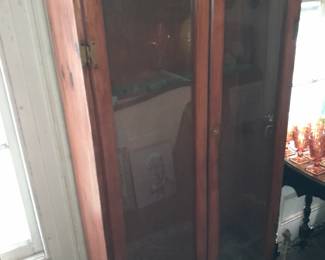 Large Display Cabinet W/ Front Glass Doors