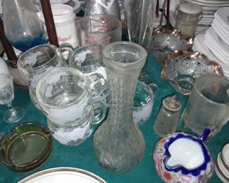 Assorted Glassware, China, Dishware, Etc.