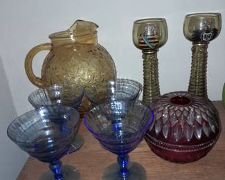 BEAUTIFUL Collection Of Colored Glass