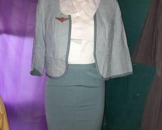 An Extensive TWA Stewardess Uniform & Memorabilia Collection From A Former Crew Member