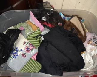 Vintage Handkerchiefs, Fashion Scarves, & Hankies