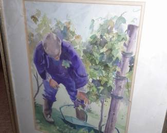 ORIGINAL Artwork By TWA Steward That Was On The Notorious Flight 800