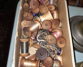 Antique Sewing Spools