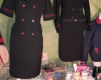 An Extensive TWA Stewardess Uniform & Memorabilia Collection From A Former Crew Member
