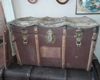 Antique Steamer Trunk