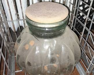 Oversized Glass Cookie Jar