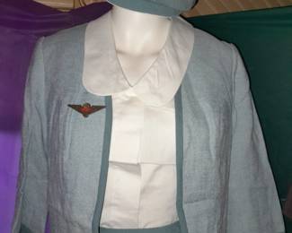 An Extensive TWA Stewardess Uniform & Memorabilia Collection From A Former Crew Member