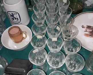 Assorted Glassware, China, Dishware, Etc.