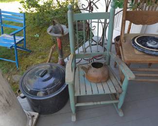 Antique Wooden Rocking Chair