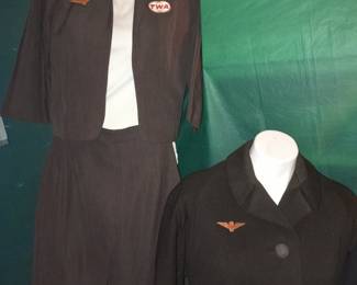 An Extensive TWA Stewardess Uniform & Memorabilia Collection From A Former Crew Member