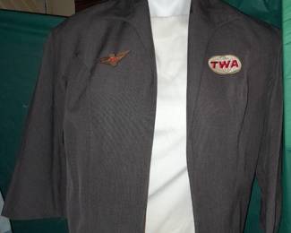 An Extensive TWA Stewardess Uniform & Memorabilia Collection From A Former Crew Member