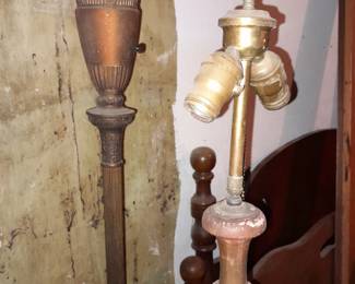 Antique Torchiere Lamps