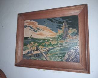 Antique, Vintage, & Contemporary Framed Artwork