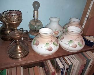 Painted Glass Lamp Shades