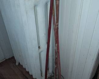 Antique Wooden Ski Poles