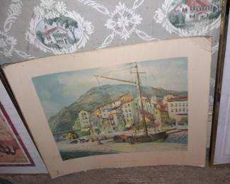 Antique, Vintage, & Contemporary Framed Artwork