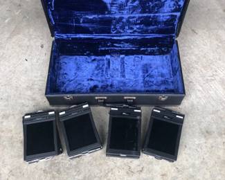 Lot of 20 Riteway and Fidelity Deluxe Film Holders With Case