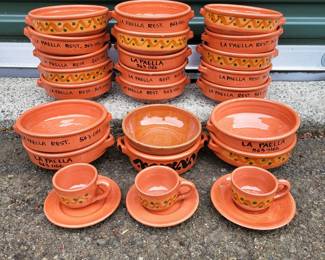 Terracotta Bowl Set with Extras