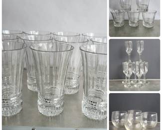 Barware Crystal Glasses and More
