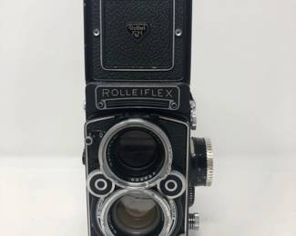Rolleiflex Fakenstein Heidecke Braunsheweig Camera with Leather Case