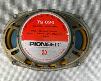 Pioneer Ceramic TS694 Coaxial Two Way Raw Speaker Untested