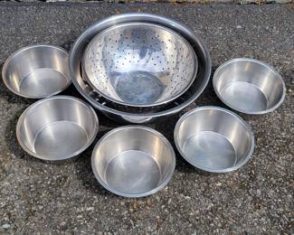 Stainless Mixing Bowls Strainer