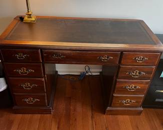 Vintage Wood Desk 