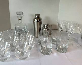 Crystal barware 
