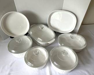 French White Collection Corning Ware