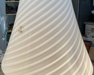 Rare Murano Glass Italy Mushroom Lamp 