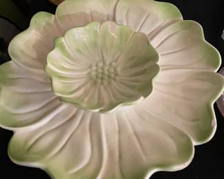 Vintage Chips & Dip Platter