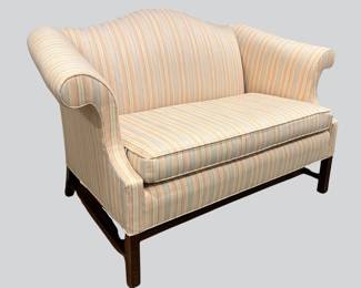 Pennsylvania House Chippendale Style Camelback Loveseat
