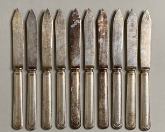 10 Small Rogers Meriden Knives
