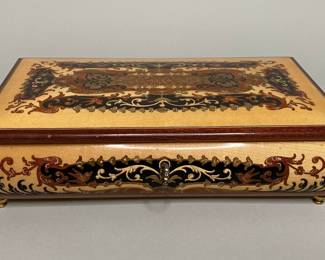 Musical Jewelry Box Made In Sorrento Italy

